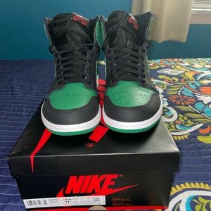 Air Jordan High 1 Pine Green 11.5